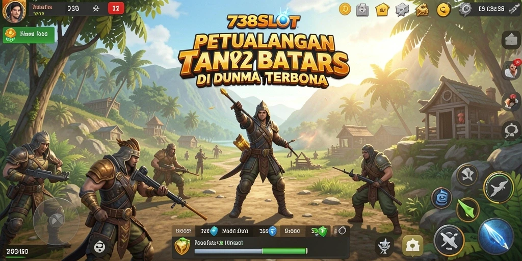 Gameplay 738SLOT menunjukkan petualangan seru di dunia terbuka.