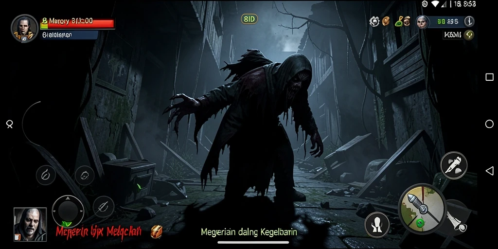 Gambaran gameplay 8ID yang mengerikan dan menegangkan.