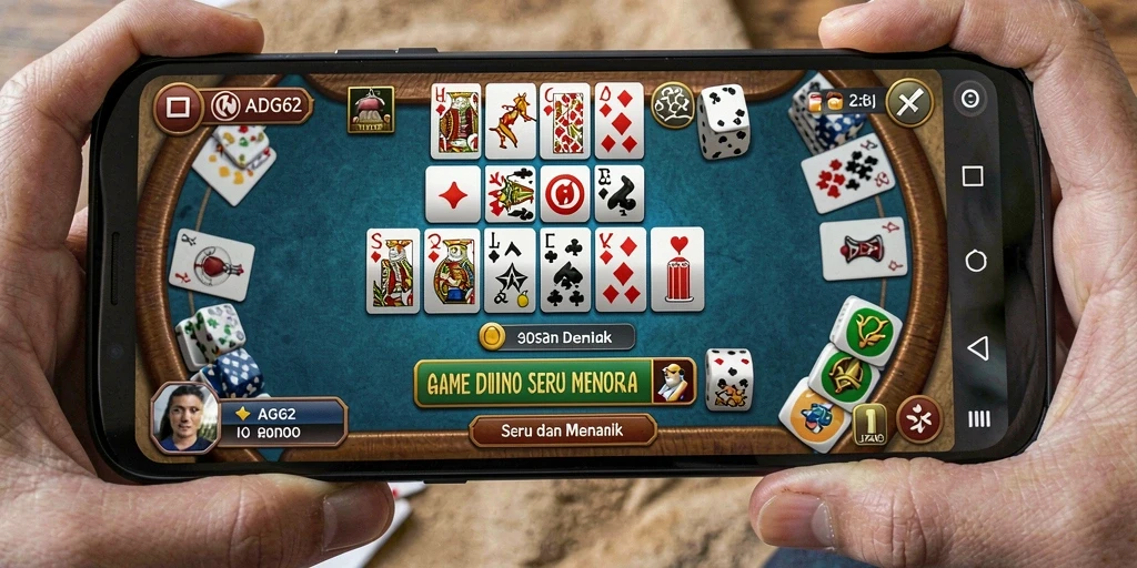 Tampilan gameplay seru ADG62 dengan fitur menarik.