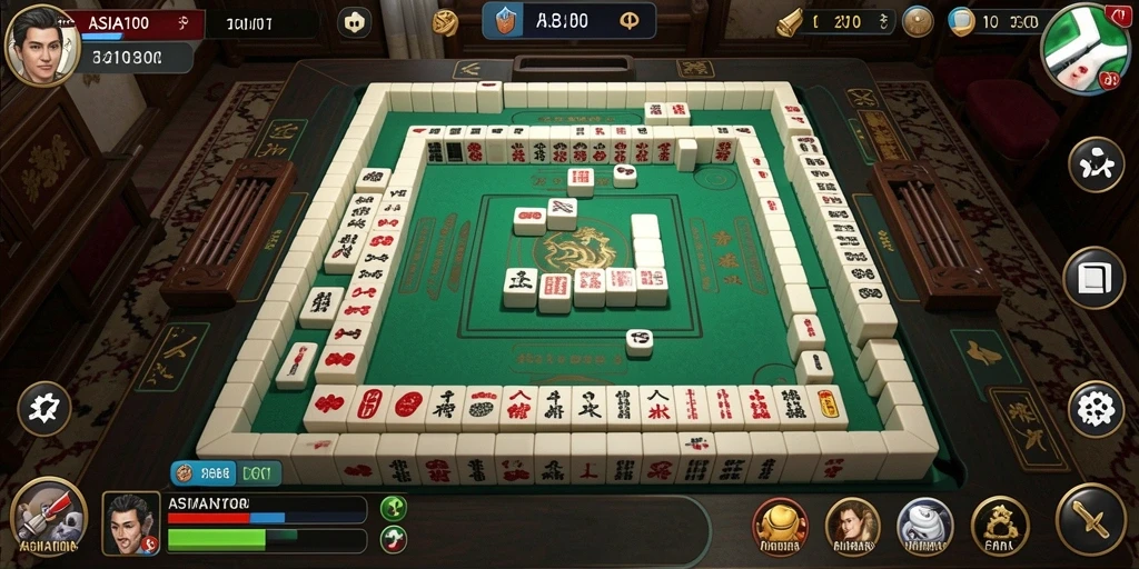 Tampilan gameplay ASIA100 yang menarik dan penuh warna.