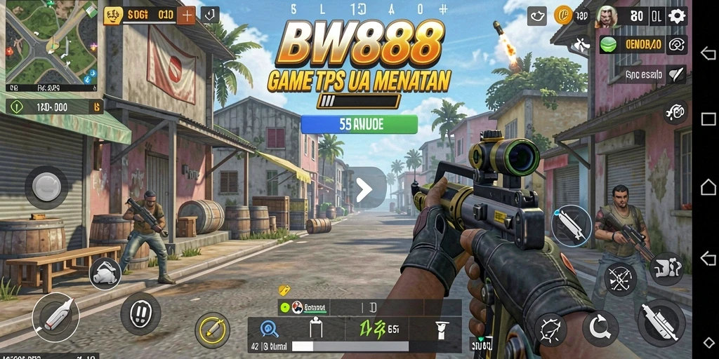 Screenshot gameplay BW888 menampilkan aksi seru dan strategi bertempur.