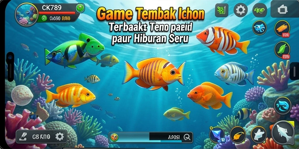 Screenshot CK789 memperlihatkan aksi menarik saat menangkap ikan.
