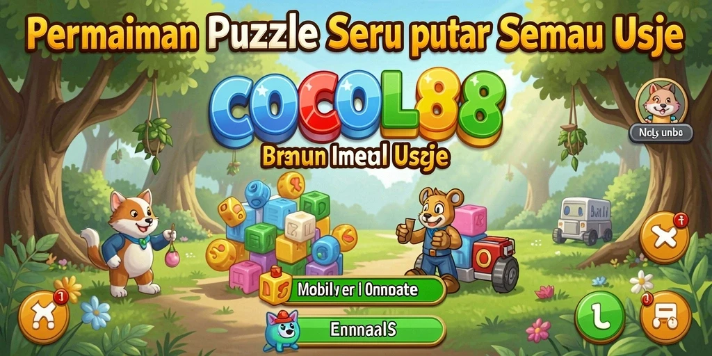 Screenshot COCOL88 menampilkan gameplay puzzle yang mendebarkan.
