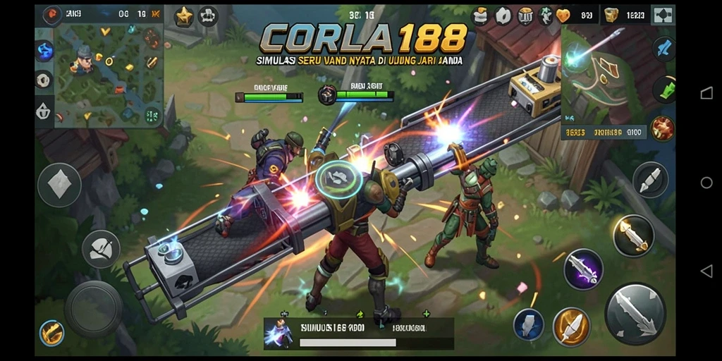 Tampilan gameplay mendebarkan di dunia simulasi yang menarik.