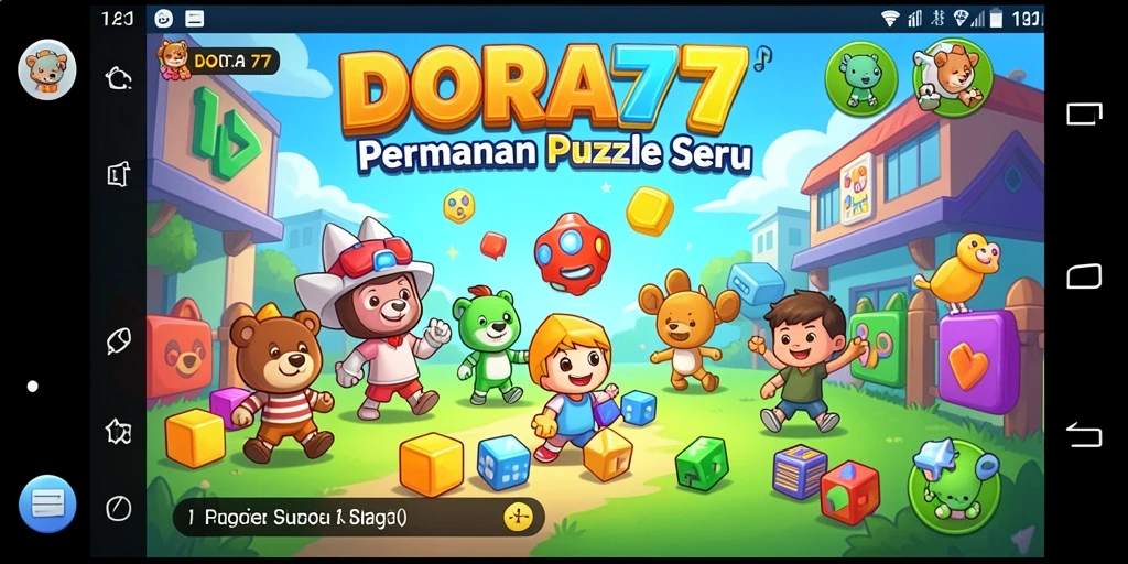 Tampilan screenshot DORA77 menampilkan gameplay menantang yang menarik.