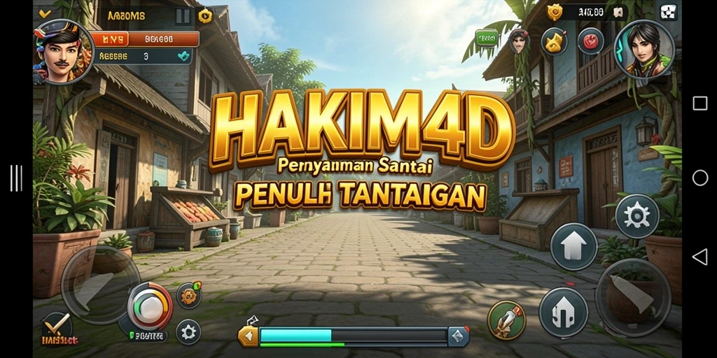 Tampilan gameplay HAKIM4D yang menarik dan penuh warna.