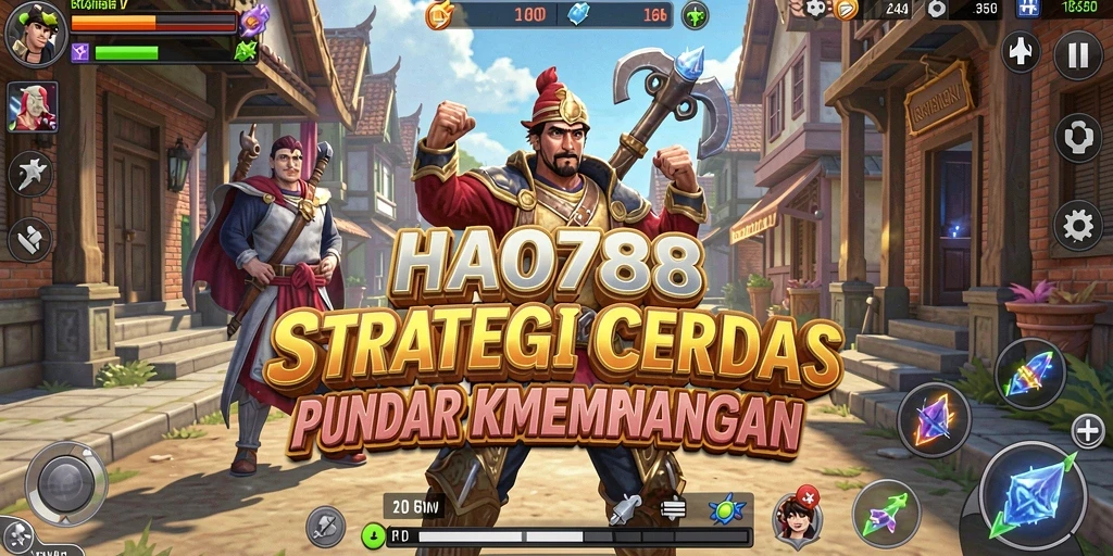 Tampilan gameplay HAO788 menunjukkan pertempuran strategis dan grafis menarik.