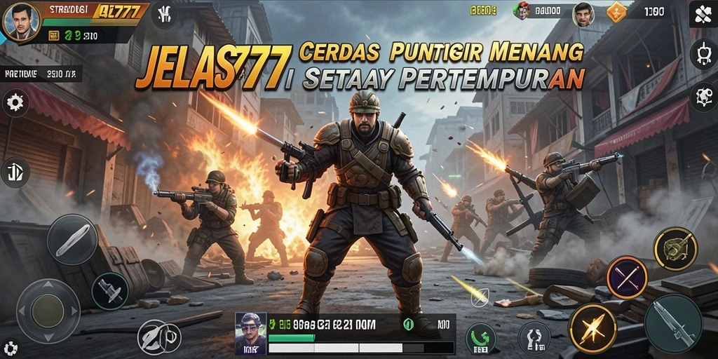 Tangkapan layar gameplay JELAS777 dengan strategi pertempuran yang seru.