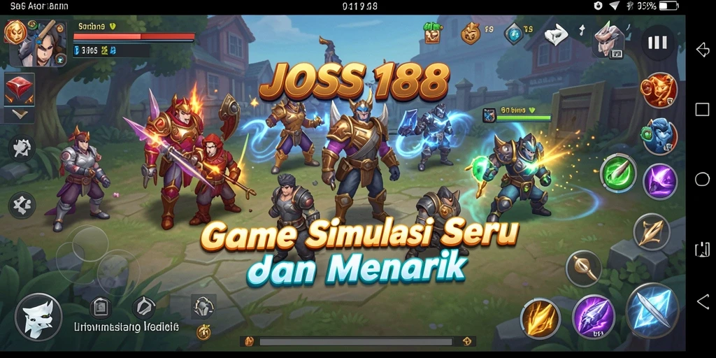 Gameplay seru JOSS188 dalam simulasi yang imersif.