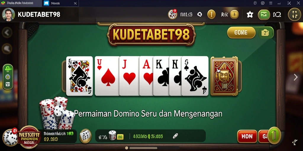 Tampilan gameplay seru di KUDETABET98 dengan pemain bersaing.