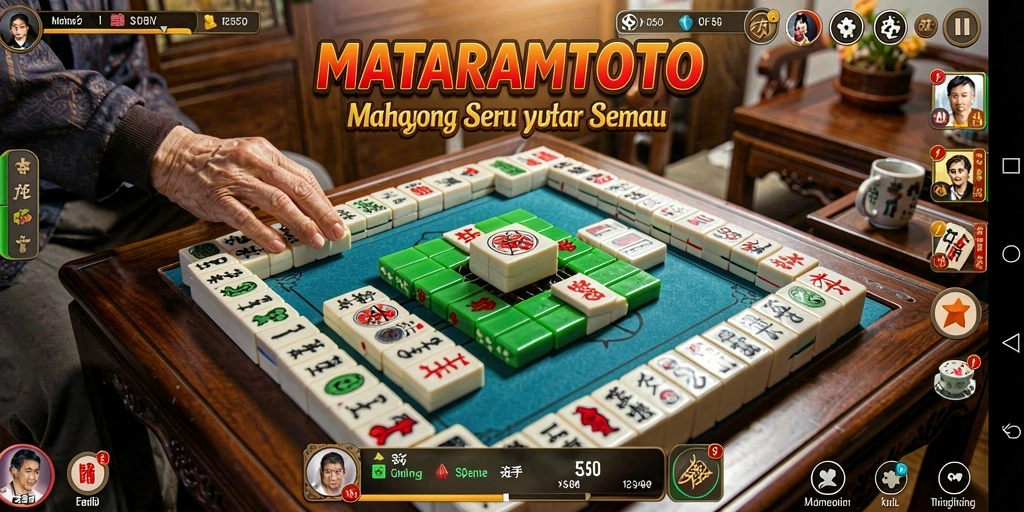 Screenshot menampilkan gameplay Mahjong yang seru dan menantang.