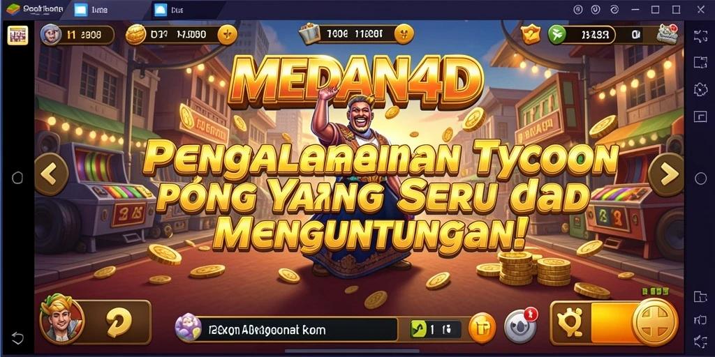 Tangkapan layar gameplay MEDAN4D yang menunjukkan suasana permainan Tycoon.