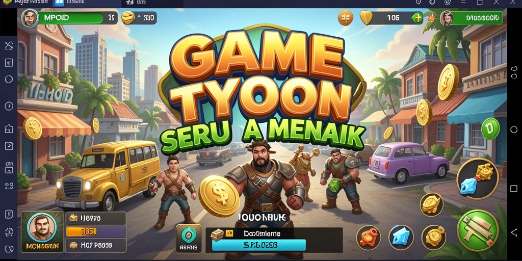 Screenshot MPOID menunjukkan dinamika gameplay Tycoon yang menarik.