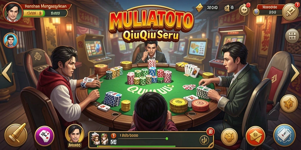 Screenshot gameplay QiuQiu yang seru di MULIATOTO.