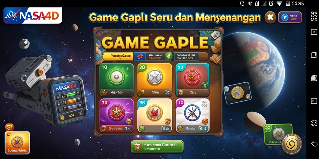 Tampilan layar permainan Gaple yang seru di NASA4D.