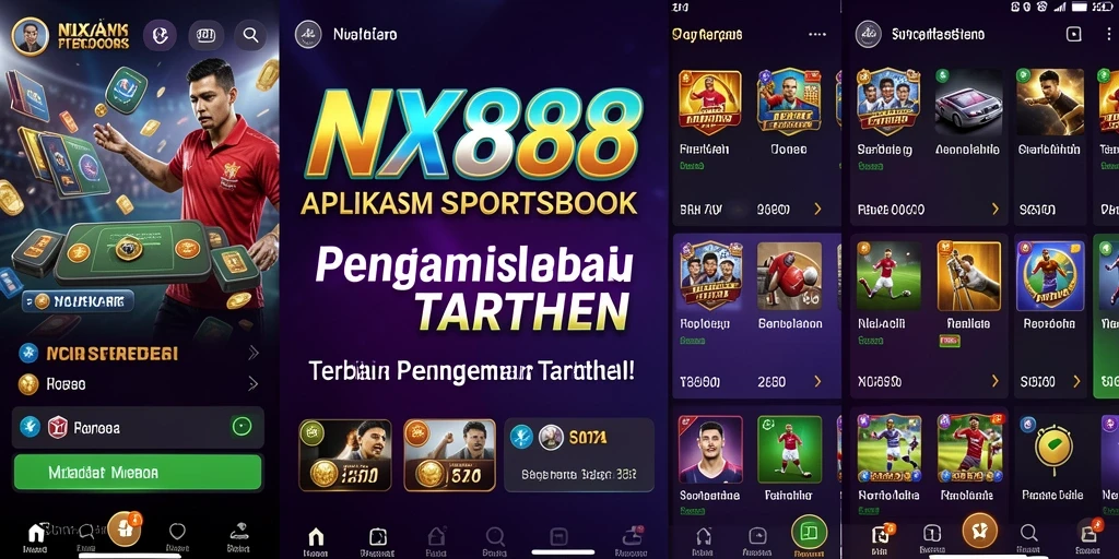 Tampilan antarmuka yang intuitif dari NX888 dengan berbagai pilihan taruhan.