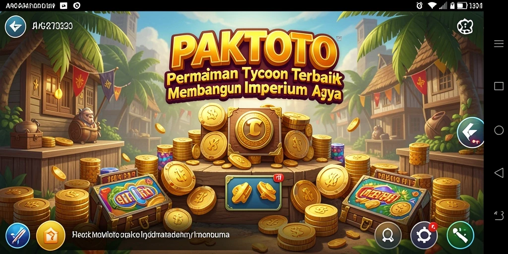 Tampilan antarmuka permainan PAKTOTO yang menarik dan strategis.