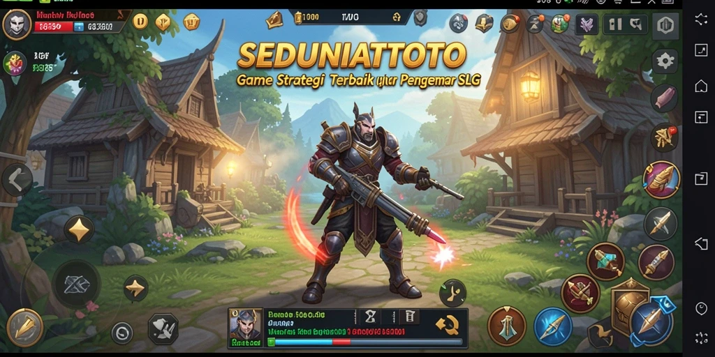 Tampilan gameplay SEDUNIATOTO yang strategis dan kompetitif.