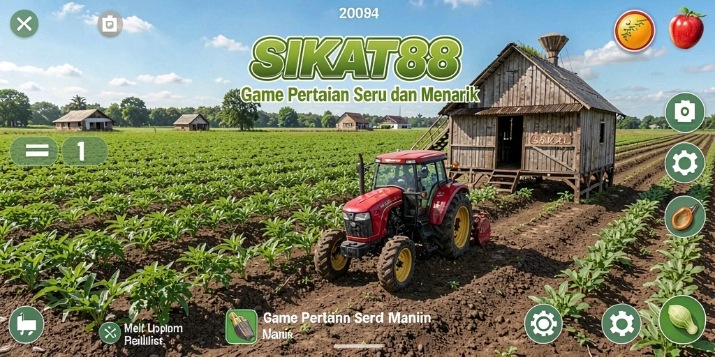 Gambaran gameplay seru SIKAT88 dengan pengalaman bertani.