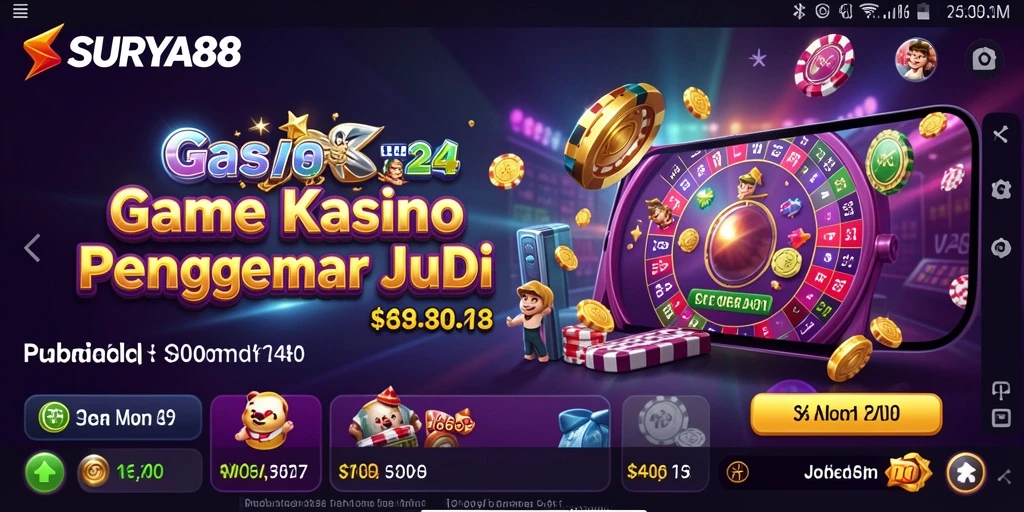 Tampilan gameplay menarik dari SURYA88 dengan grafis yang memukau.