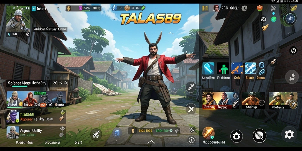 Tampilan antarmuka TALAS89 yang modern dan user-friendly.