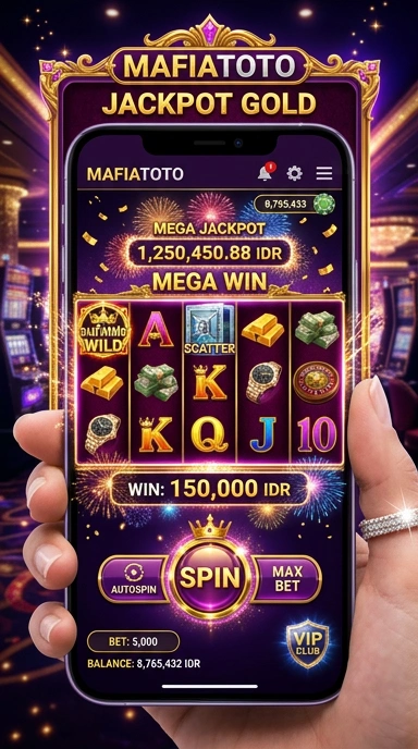 Hasil unduhan aplikasi dari mafiatoto yang berhasil terpasang tanpa kendala.